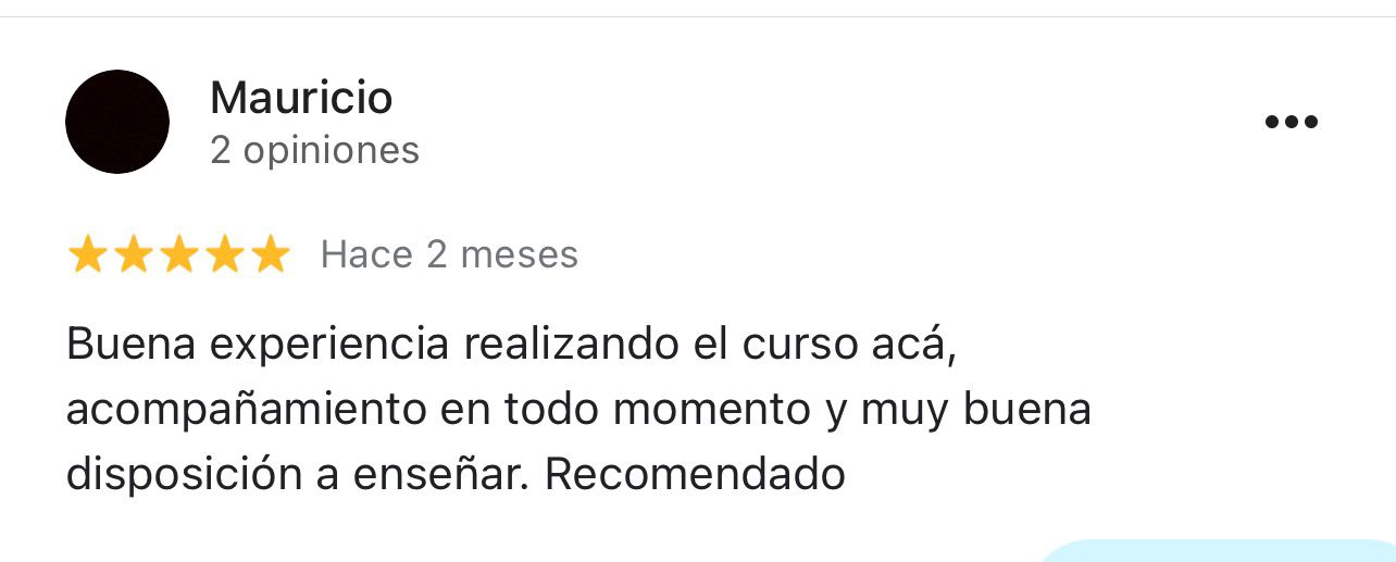 Testimonio Google